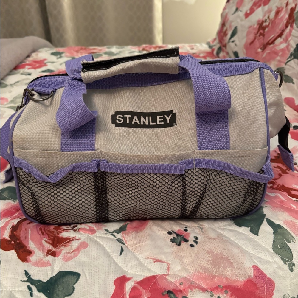 Stanley Gray and Purple Tool Organizer
